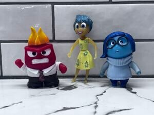 Disney Pixar Movie Inside Out Figures Joy Anger Sadness TOMY